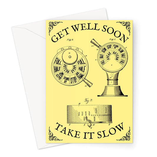 Nautical Get Well Soon Card, Take it Slow Great Harbour Gifts