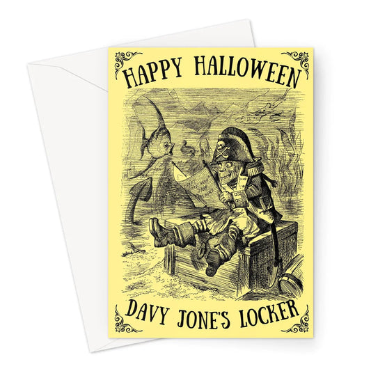 Nautical Halloween Card, Davy Jones Locker Great Harbour Gifts