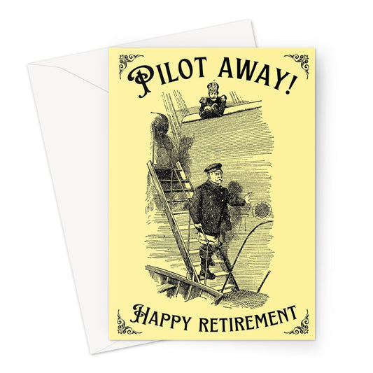 Nautical retirement card, Pilot away! Great Harbour Gifts