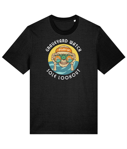 Organic cotton unisex t-shirt (Graveyard watch, sole watchkeeper) Great Harbour Gifts