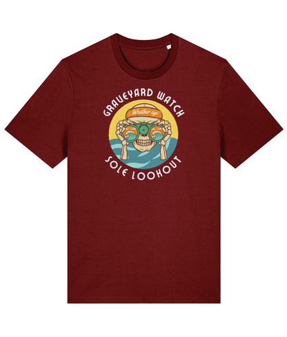 Organic cotton unisex t-shirt (Graveyard watch, sole watchkeeper) Great Harbour Gifts