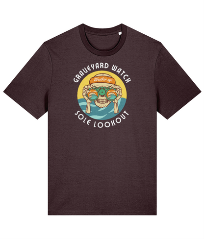 Organic cotton unisex t-shirt (Graveyard watch, sole watchkeeper) Great Harbour Gifts