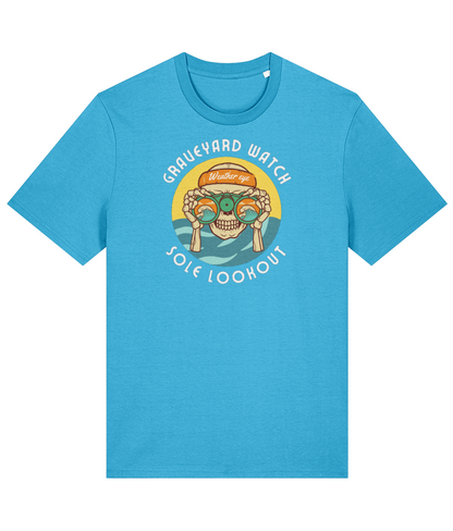 Organic cotton unisex t-shirt (Graveyard watch, sole watchkeeper) Great Harbour Gifts