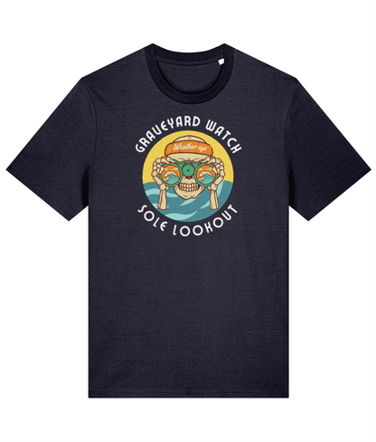 Organic cotton unisex t-shirt (Graveyard watch, sole watchkeeper) Great Harbour Gifts