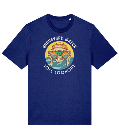 Organic cotton unisex t-shirt (Graveyard watch, sole watchkeeper) Great Harbour Gifts