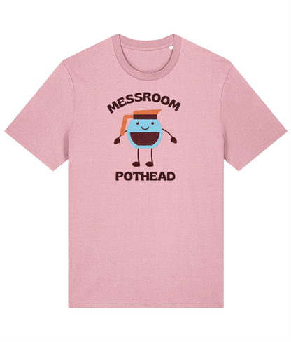 Organic cotton unisex t-shirt (Messroom pothead) Great Harbour Gifts