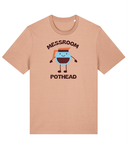 Organic cotton unisex t-shirt (Messroom pothead) Great Harbour Gifts