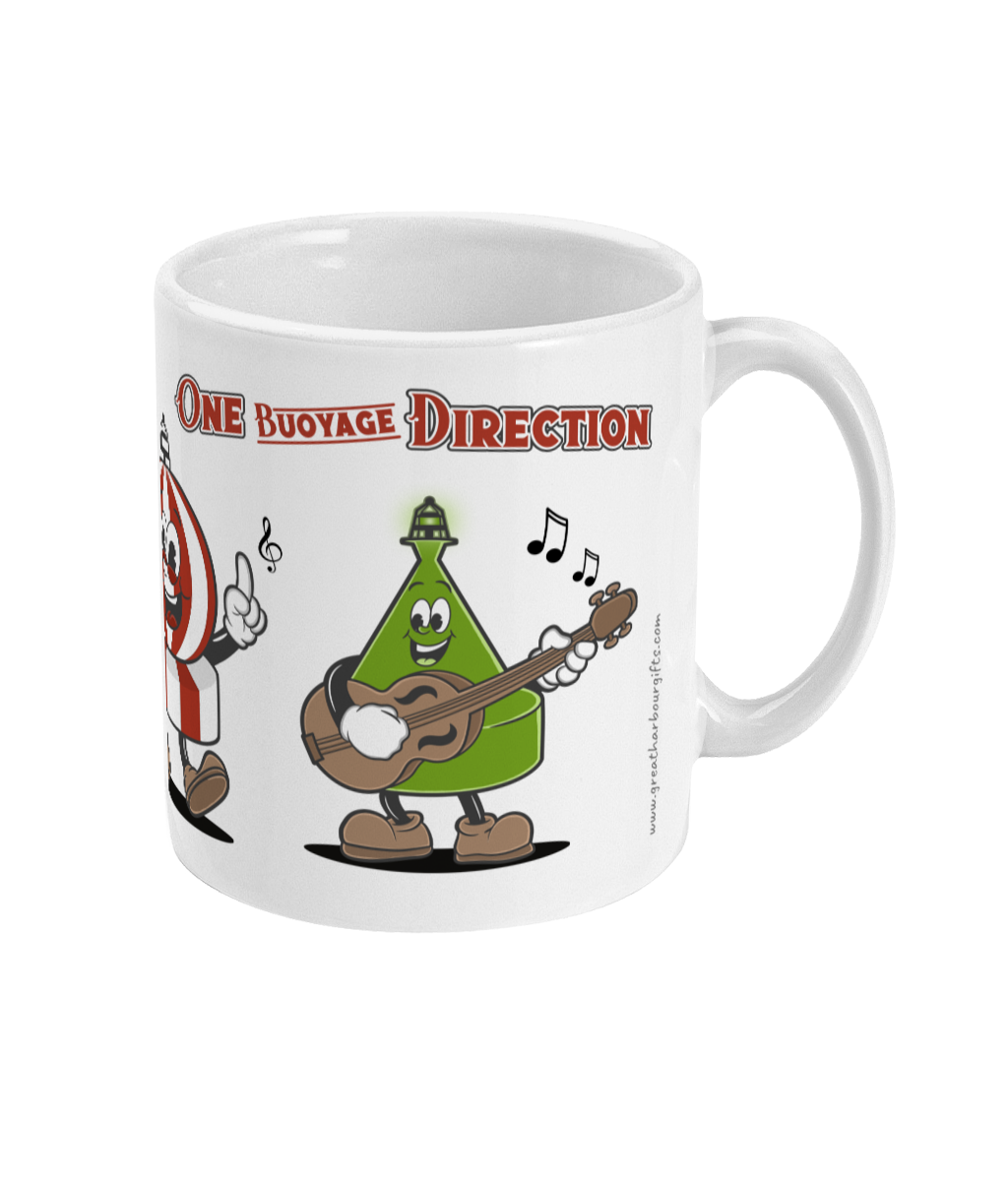 Buoy band mug, 'One Buoyage Direction'