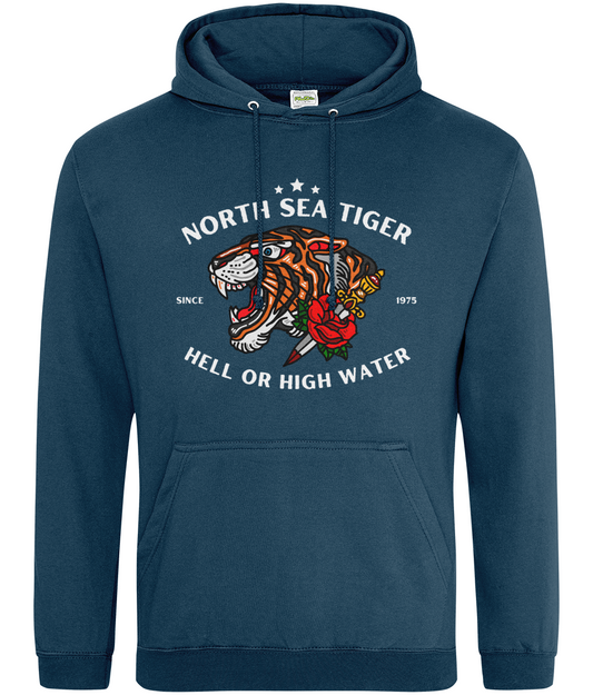 Ring-spun cotton unisex hoodie (North Sea tiger) Great Harbour Gifts