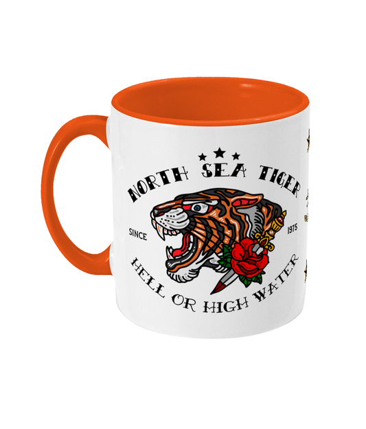 Sailor tattoo mug, North Sea Tiger Great Harbour Gifts