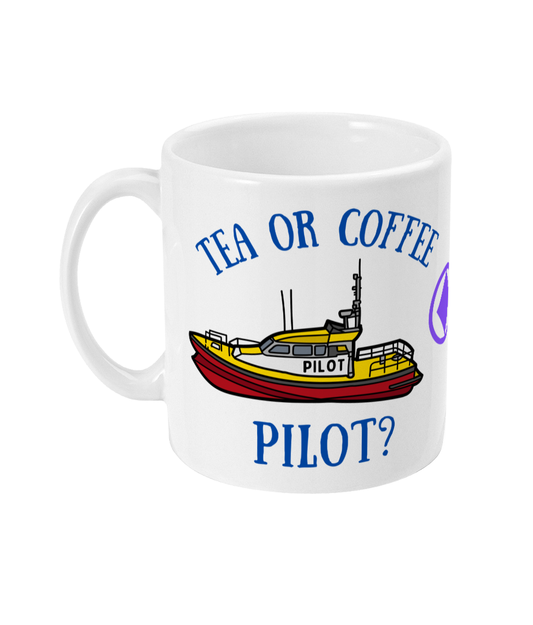 Tea or coffee pilot! Marine pilot mug Great Harbour Gifts