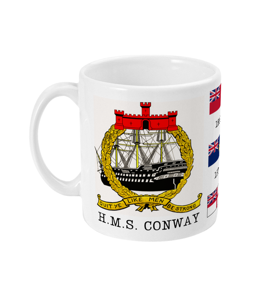 Training ship 'H.M.S. CONWAY' mug Great Harbour Gifts