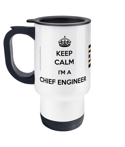 Travel Mug (Keep calm I'm the Chief Engineer) Great Harbour Gifts