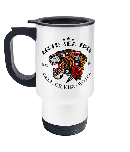 Travel Mug, Sailor tattoo (North Sea tiger) Great Harbour Gifts