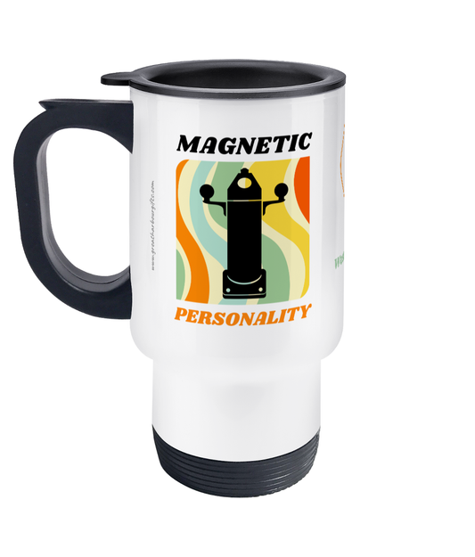 Travel mug, Compass binnacle (magnetic personality) Great Harbour Gifts
