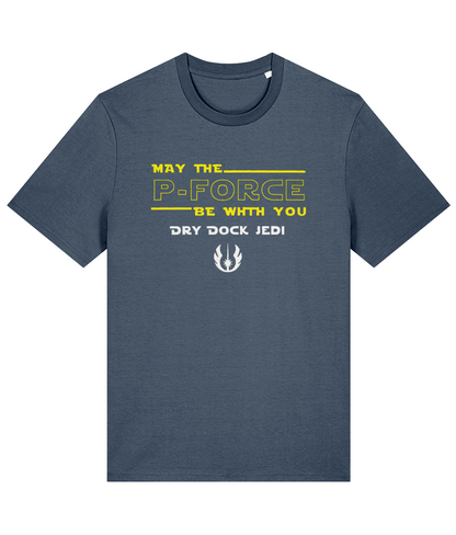 Organic cotton unisex t-shirt (May the P-force be with you)