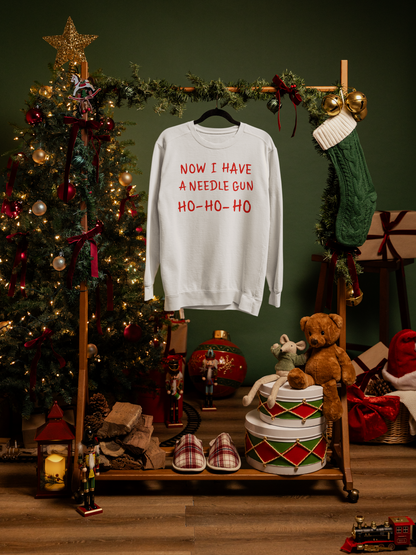 Ring-spun cotton unisex sweatshirt, Die Hard Christmas (Merchant Navy version)