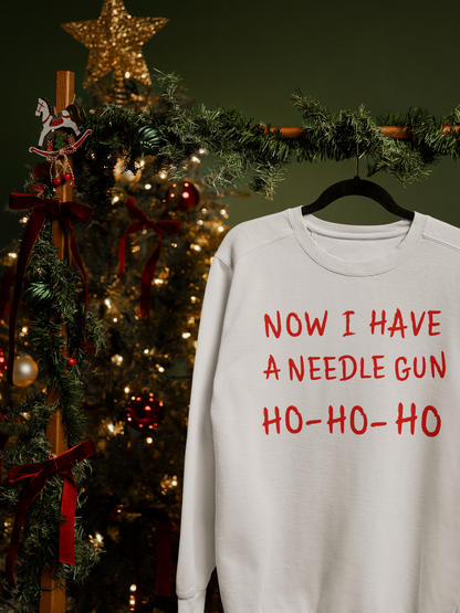 Ring-spun cotton unisex sweatshirt, Die Hard Christmas (Merchant Navy version)