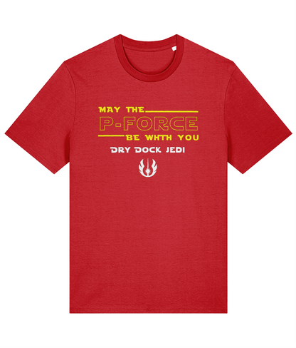Organic cotton unisex t-shirt (May the P-force be with you)