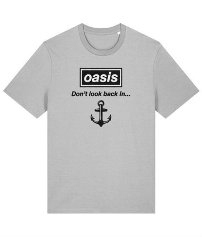Organic cotton unisex t-shirt (Don't look back In anchor)