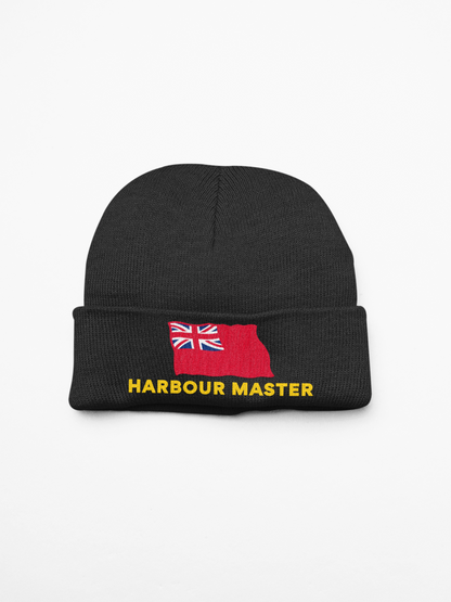 Cuffed Beanie (British Merchant Navy red ensign 'Harbour Master')
