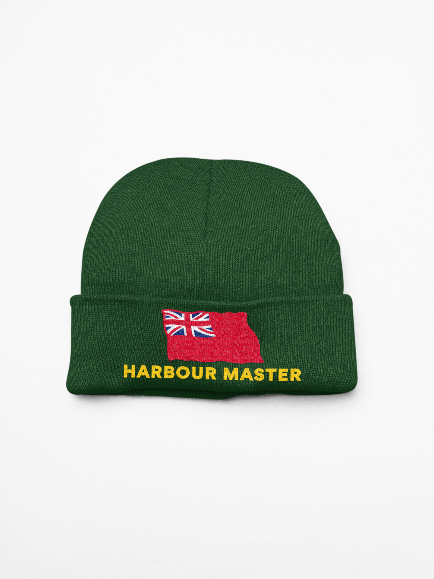 Cuffed Beanie (British Merchant Navy red ensign 'Harbour Master')