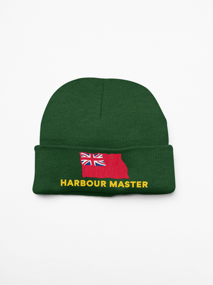 Cuffed Beanie (British Merchant Navy red ensign 'Harbour Master')