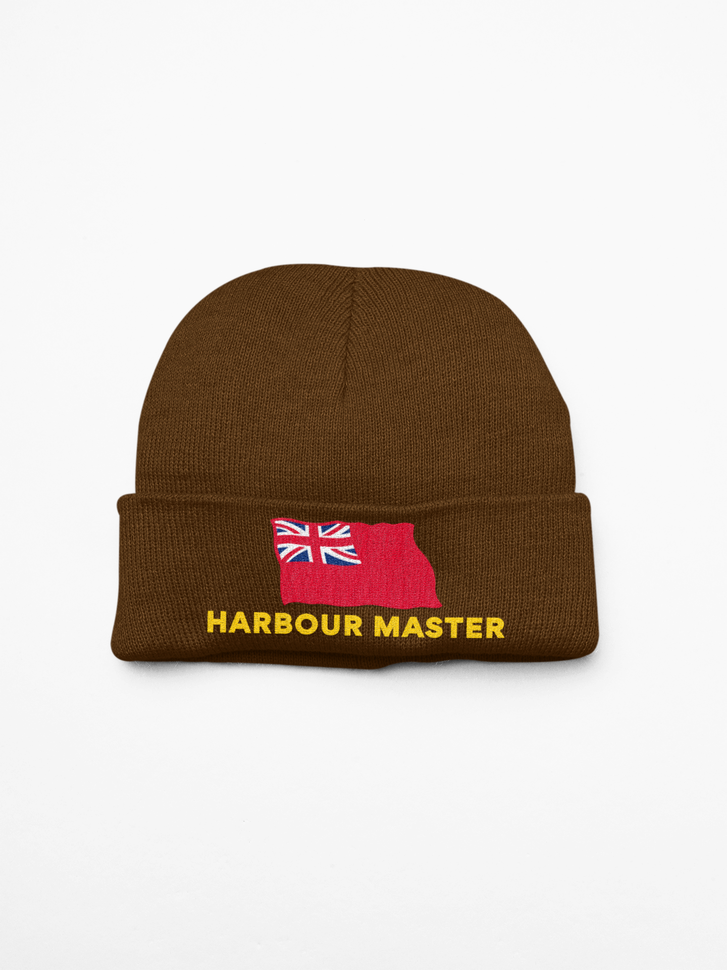 Cuffed Beanie (British Merchant Navy red ensign 'Harbour Master')