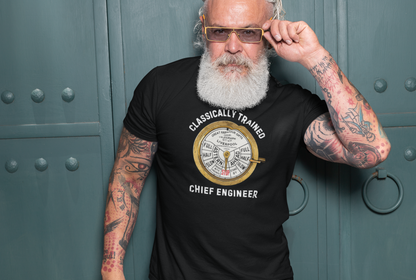 Organic cotton unisex t-shirt, Chief Engineer (Engine room telegraph)